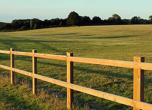 New fencing installed